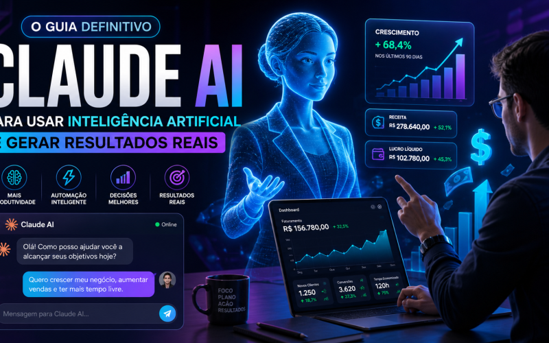 Claude AI: O Guia Definitivo para Usar Inteligência Artificial e Gerar Resultados Reais