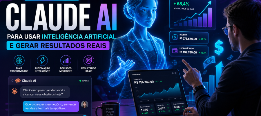 Claude AI: O Guia Definitivo para Usar Inteligência Artificial e Gerar Resultados Reais