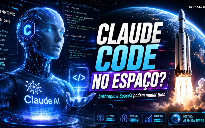 Claude Code Dobra Limites e a Anthropic Mira o Espaço com a SpaceX